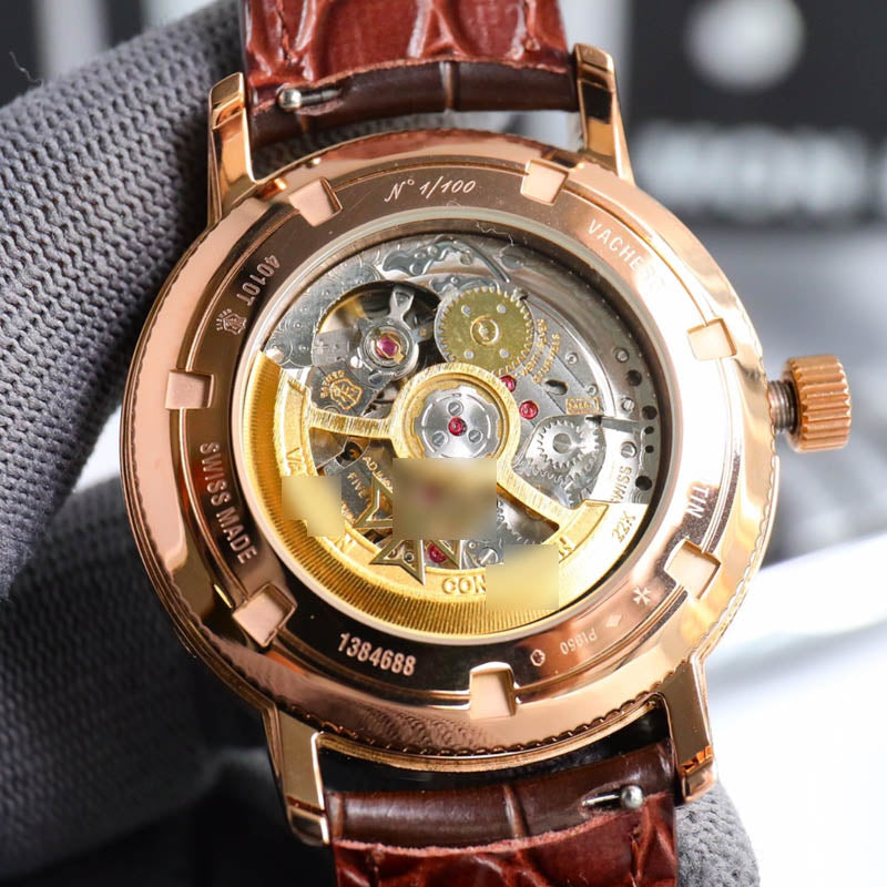 Traditionnelle 1:1 Super Clone 41 mm Pink Gold 4010T/000R-B344