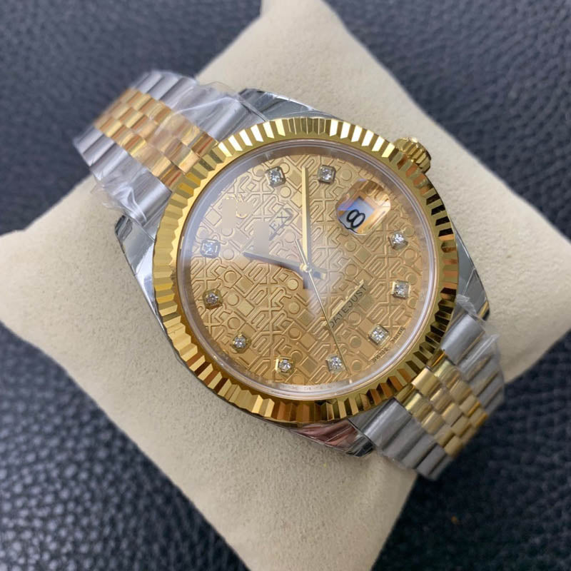 Datejust 36 m126231 1:1 Super Clone, 36 mm, Golden Diamond Dial