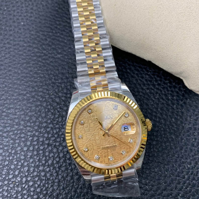 Datejust 36 m126231 1:1 Super Clone, 36 mm, Golden Diamond Dial