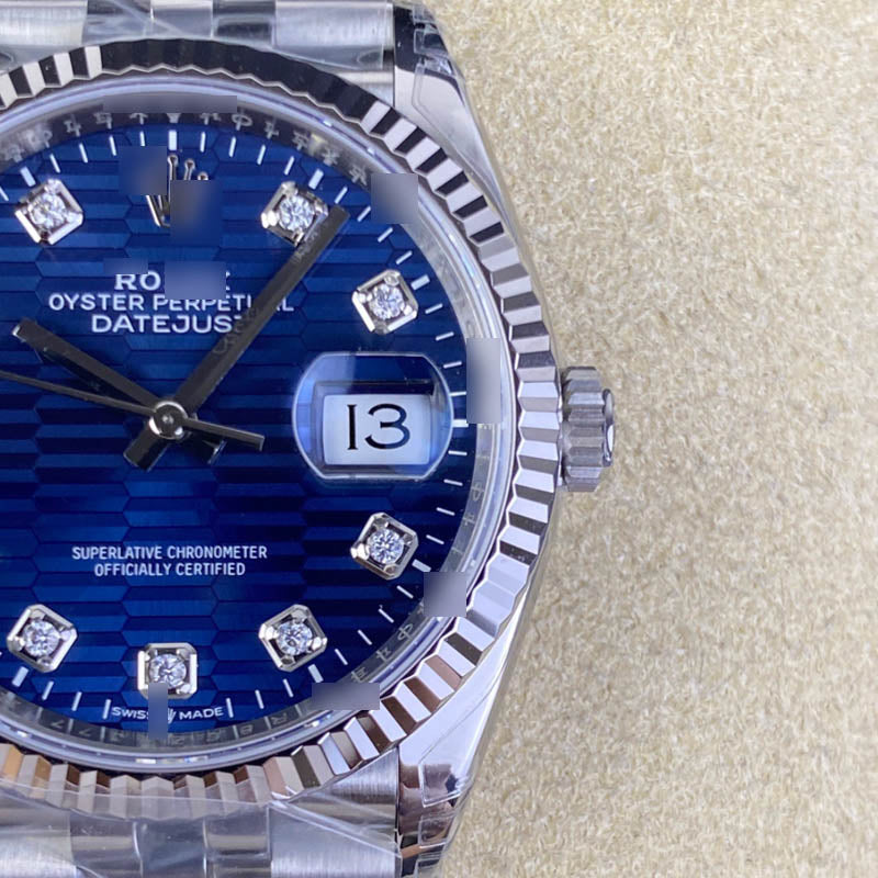 Datejust 36 m126234-0057 1:1 Super Clone, 36 mm, Blue Dial