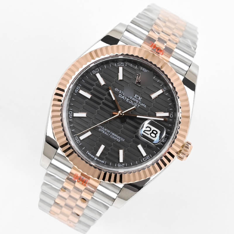 Datejust 41 m126331-0019 1:1 Super Clone, 41 mm, Textured Dial