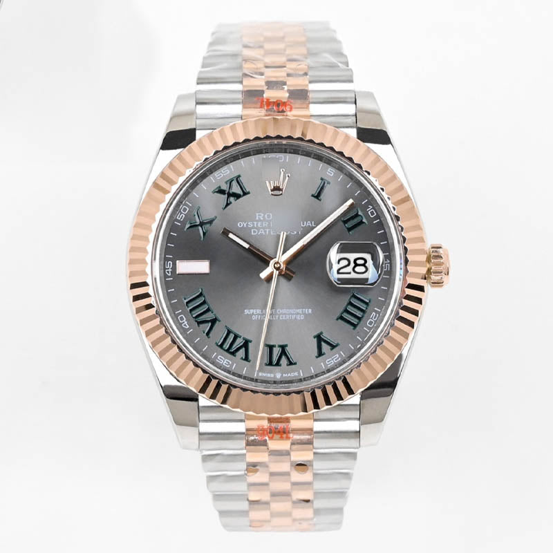 Datejust 41 m126331-0016 1:1 Super Clone, 41 mm, Gray Dial