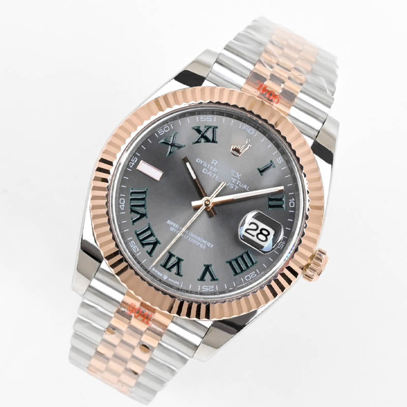 Datejust 41 m126331-0016 1:1 Super Clone, 41 mm, Gray Dial