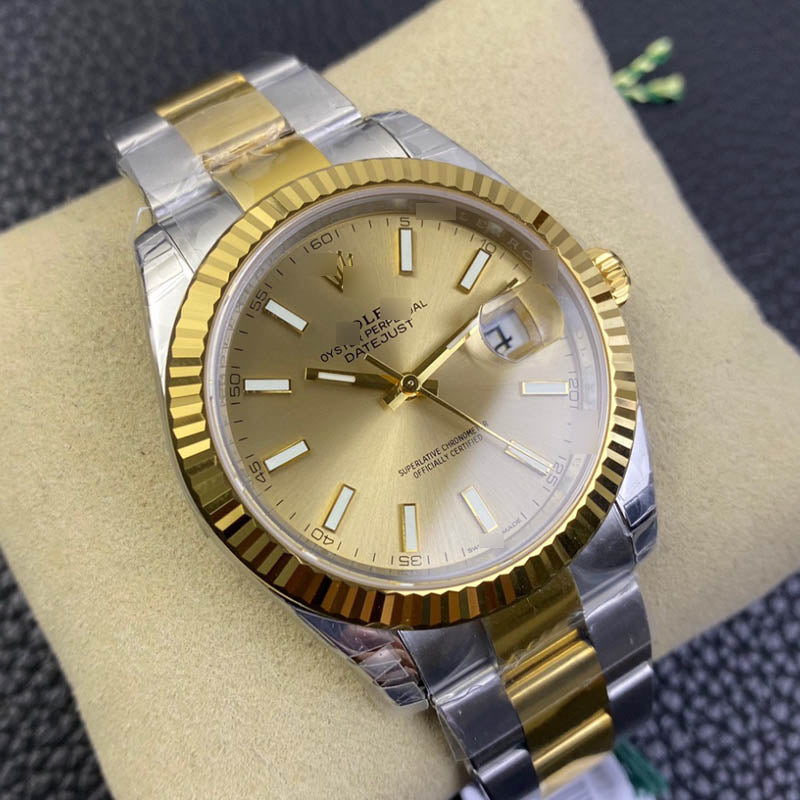 Datejust 41 m126333-0009 1:1 Super Clone, 41 mm, Gold Dial