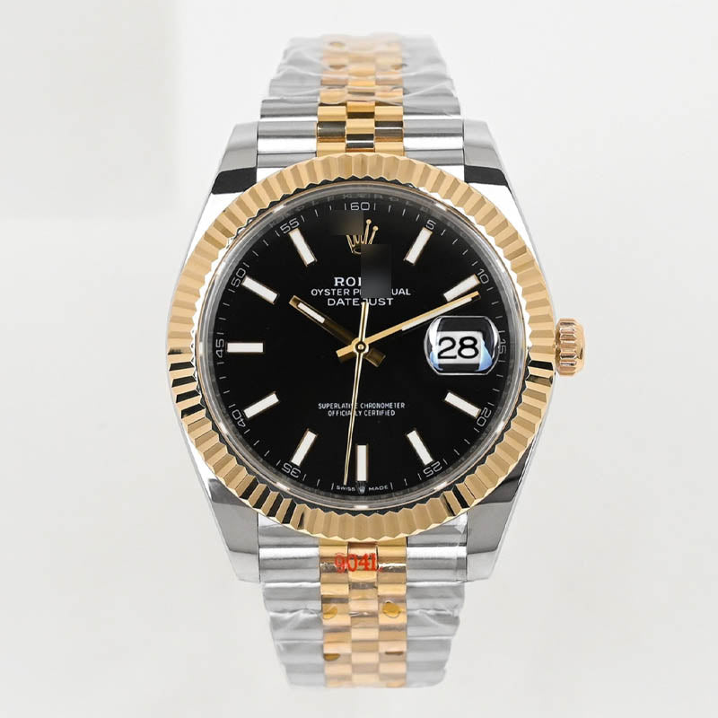 Datejust 41 m126333-0010 1:1 Super Clone, 41 mm, Bright black dial