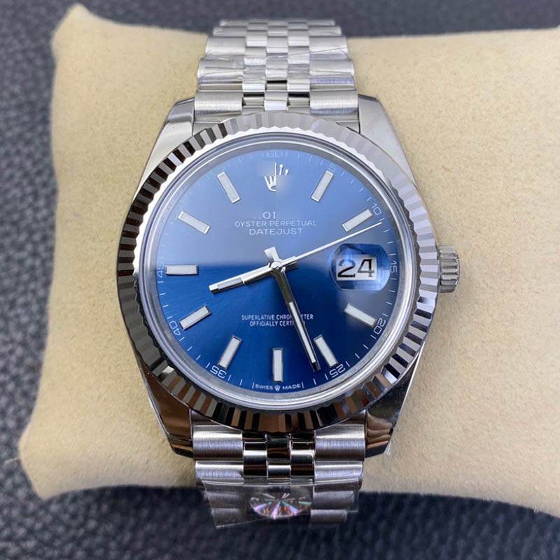 Datejust 41 m126334-0002 1:1 Super Clone, 41 mm, Bright Blue Dial