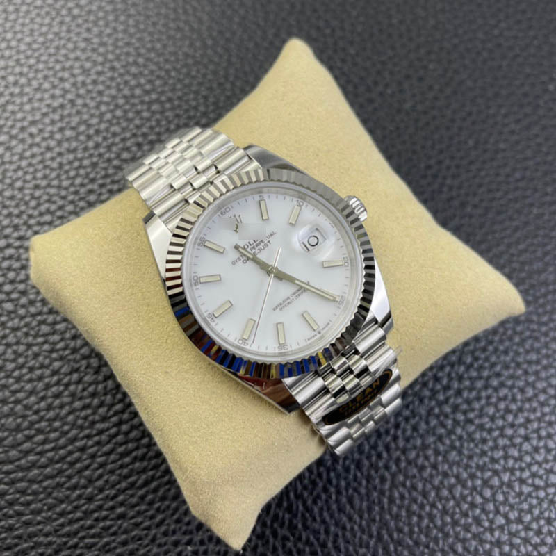 Datejust 41 m126334-0010 1:1 Super Clone, 41 mm, White Dial