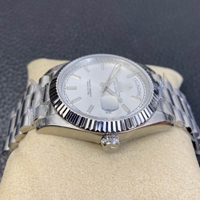 Day-Date m128239-0005 1:1 Super Clone, 36 mm, Silver Dial