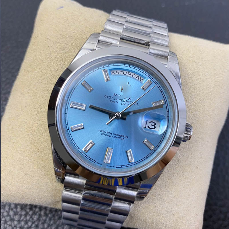 Day-Date m228206 1:1 Super Clone, 40 mm, Blue Dial