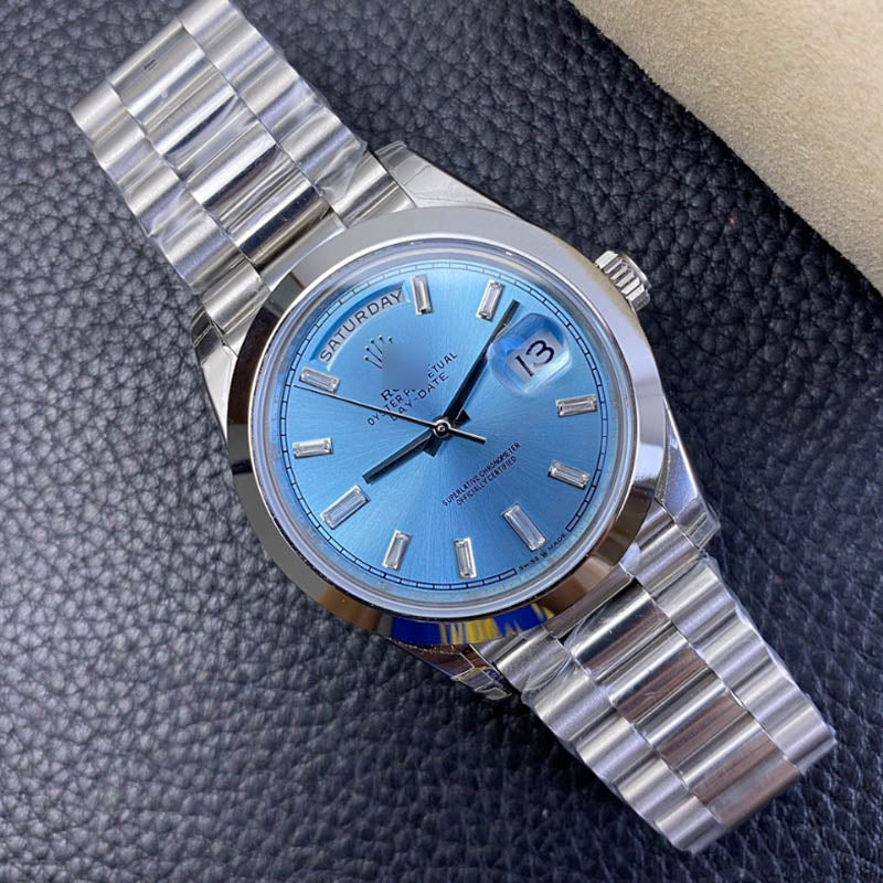 Day-Date m228206 1:1 Super Clone, 40 mm, Blue Dial