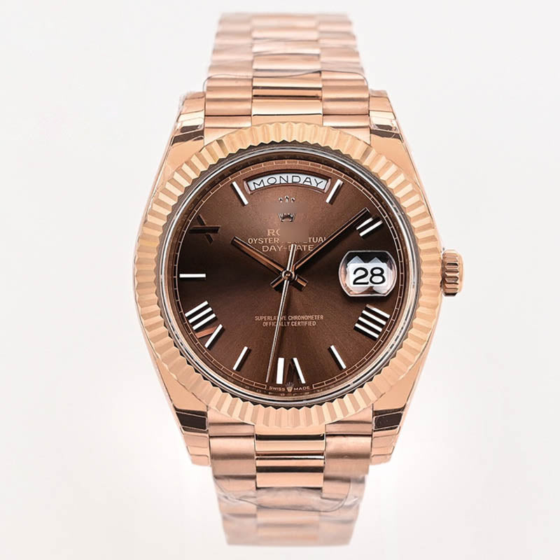 Day-Date m228235-0002 1:1 Super Clone, 40 mm, Chocolate Dial