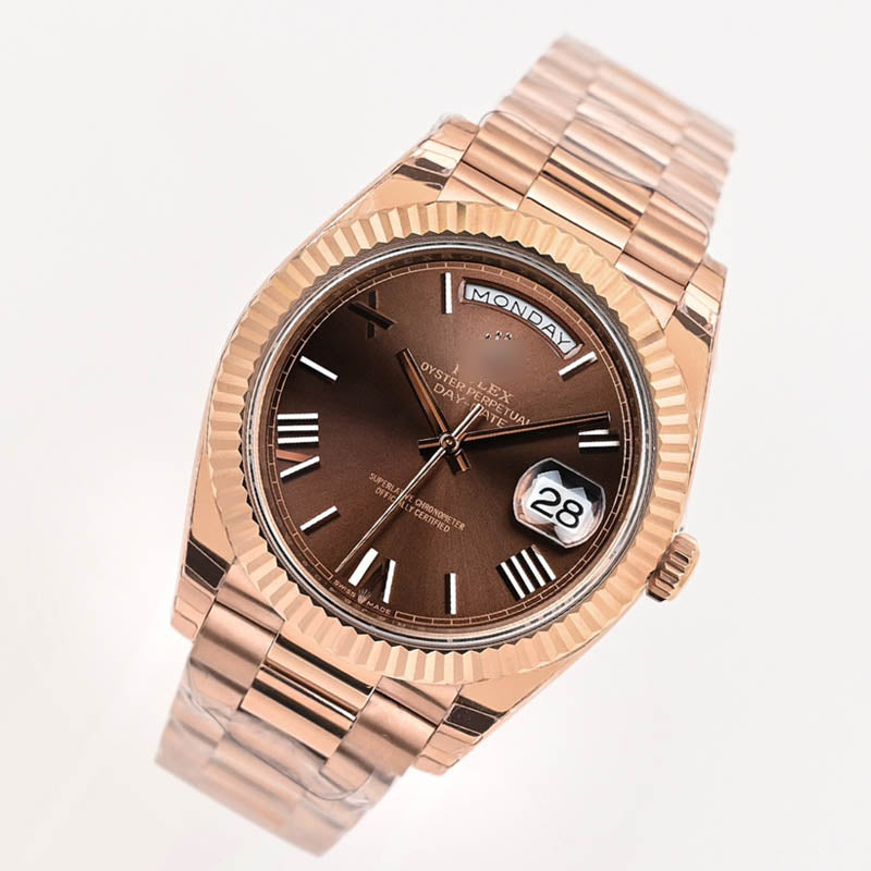 Day-Date m228235-0002 1:1 Super Clone, 40 mm, Chocolate Dial