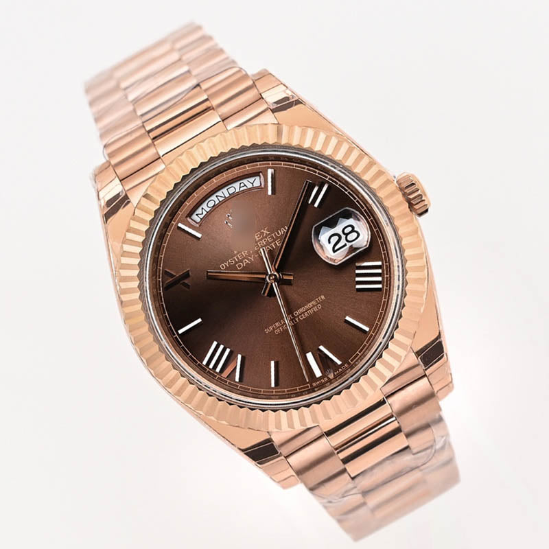 Day-Date m228235-0002 1:1 Super Clone, 40 mm, Chocolate Dial