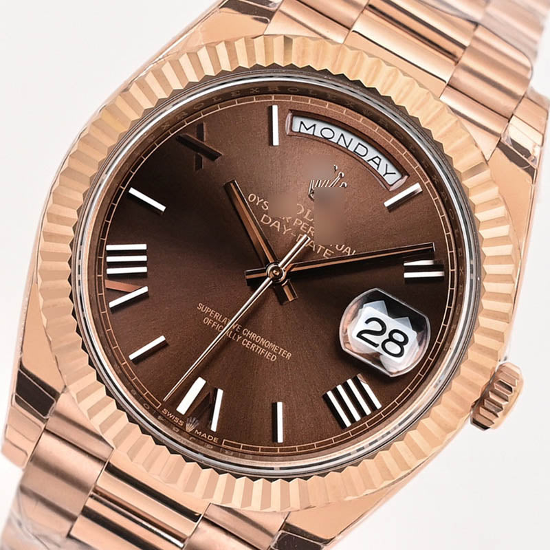 Day-Date m228235-0002 1:1 Super Clone, 40 mm, Chocolate Dial