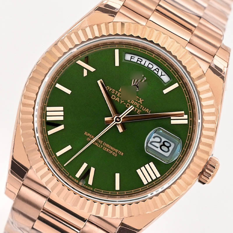 Day-Date m228235-0025 1:1 Super Clone, 40 mm, Green Dial