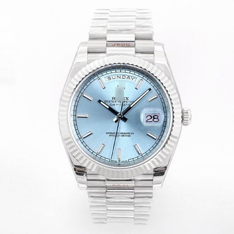 Day-Date m228236-0018 1:1 Super Clone, 40 mm, Ice Blue Dial