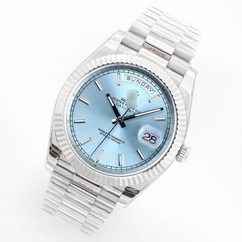 Day-Date m228236-0018 1:1 Super Clone, 40 mm, Ice Blue Dial