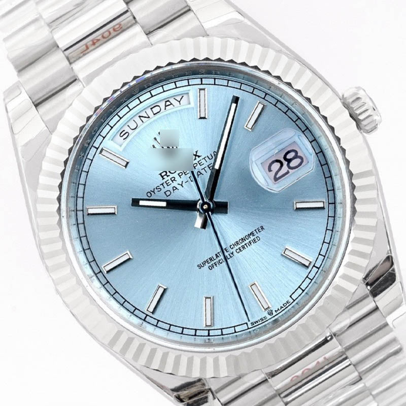 Day-Date m228236-0018 1:1 Super Clone, 40 mm, Ice Blue Dial