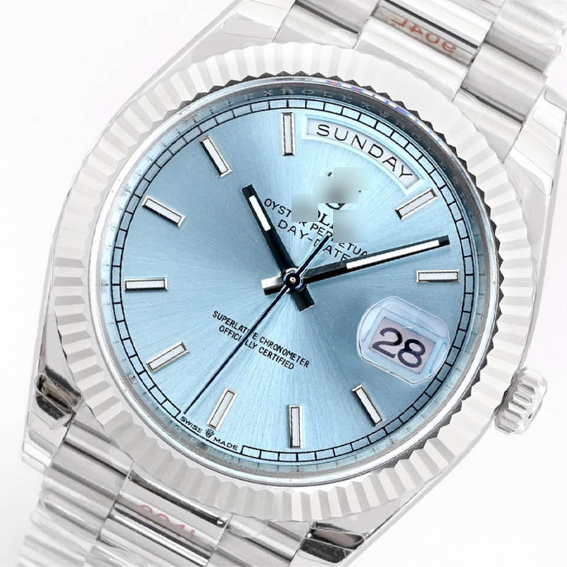 Day-Date m228236-0018 1:1 Super Clone, 40 mm, Ice Blue Dial