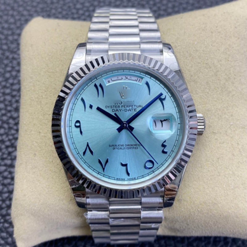 Day-Date m228236 1:1 Super Clone, 40 mm, Blue Dial Arabic Edition