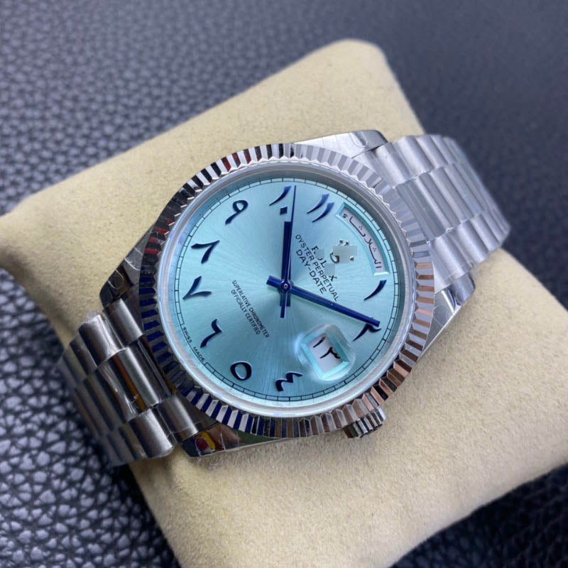 Day-Date m228236 1:1 Super Clone, 40 mm, Blue Dial Arabic Edition