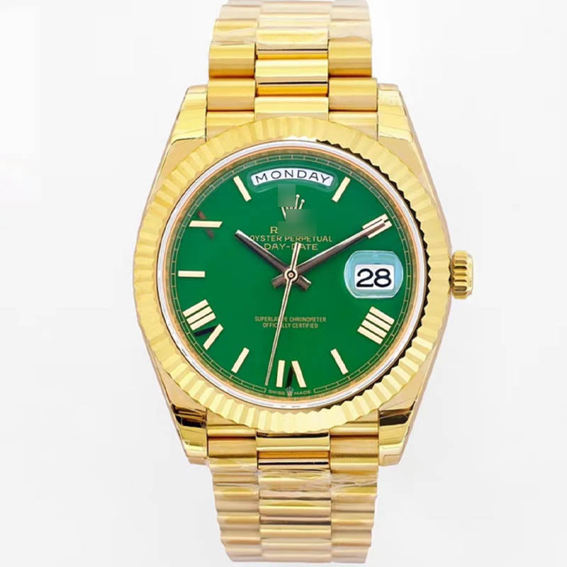 Day-Date m228238-0061 1:1 Super Clone, 40 mm, Green Dial