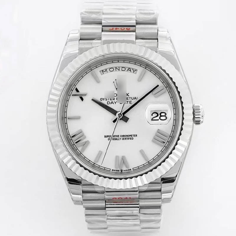 Day-Date m228239-0046 1:1 Super Clone, 40 mm, White Dial