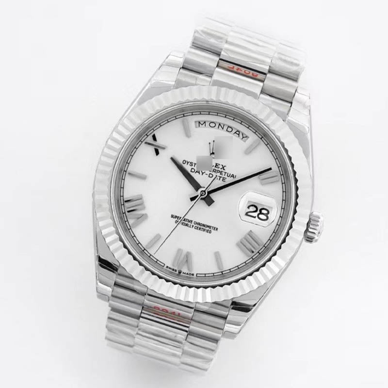 Day-Date m228239-0046 1:1 Super Clone, 40 mm, White Dial