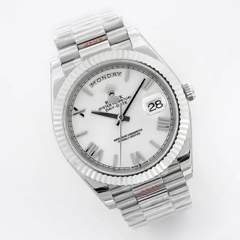 Day-Date m228239-0046 1:1 Super Clone, 40 mm, White Dial