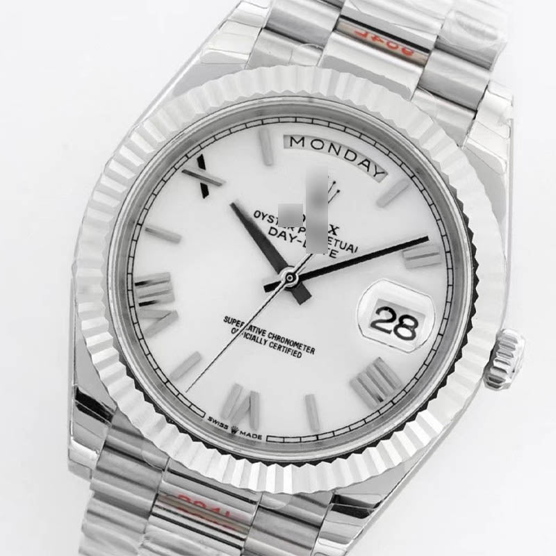 Day-Date m228239-0046 1:1 Super Clone, 40 mm, White Dial