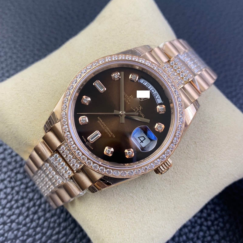 Day-Date m228345RBR 1:1 Super Clone, 36 mm, Diamonds Dial