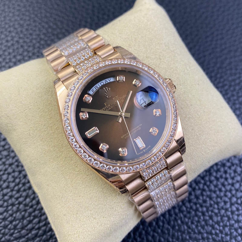 Day-Date m228345RBR 1:1 Super Clone, 36 mm, Diamonds Dial