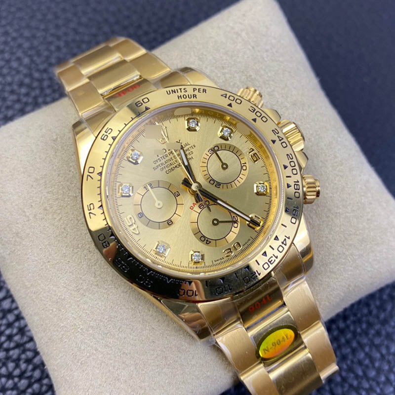 Daytona m116508-0006 1:1 Super Clone, 40 mm, Golden Dial