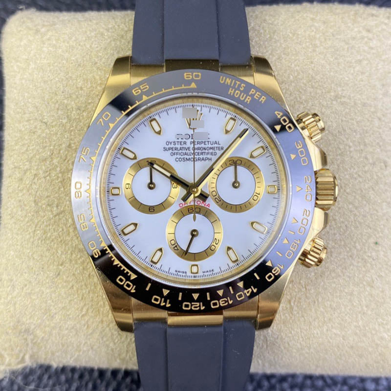 Daytona m116518LN 1:1 Super Clone, 40 mm, White Dial