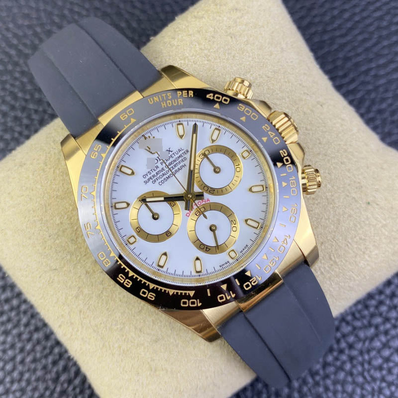 Daytona m116518LN 1:1 Super Clone, 40 mm, White Dial