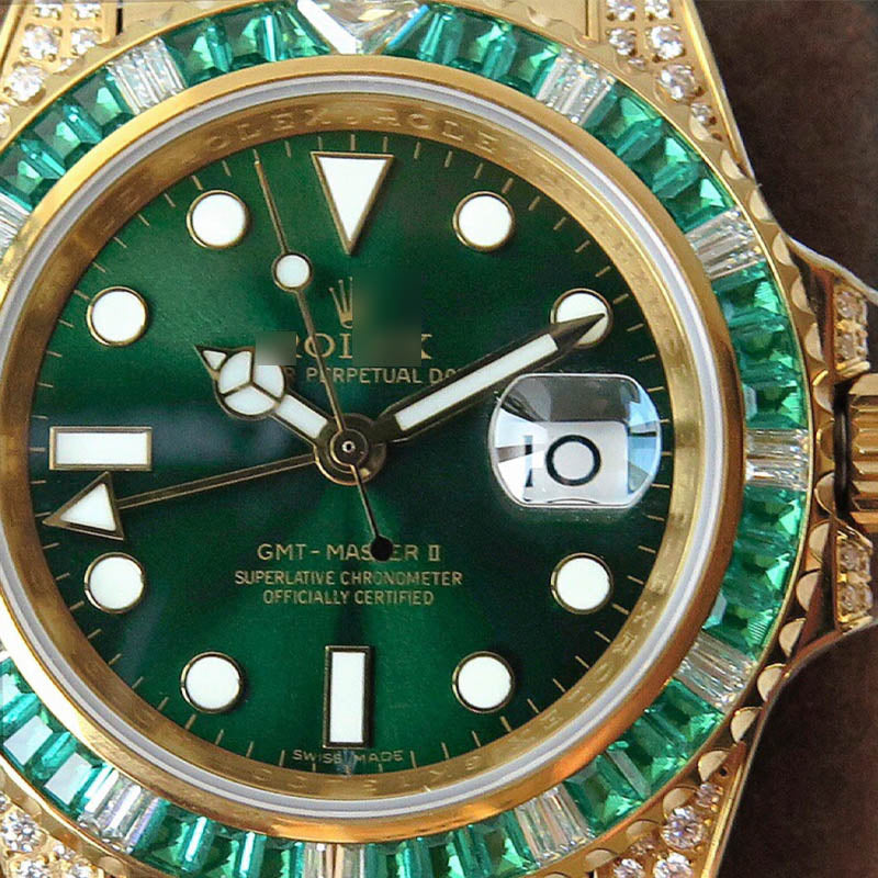 GMT Master II 116718LN 1:1 Super Clone Oyster, 40 mm, Green Dial