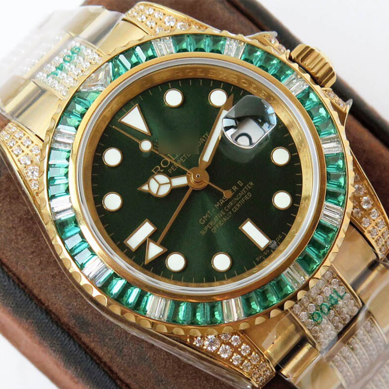 GMT Master II 116718LN 1:1 Super Clone Oyster, 40 mm, Green Dial