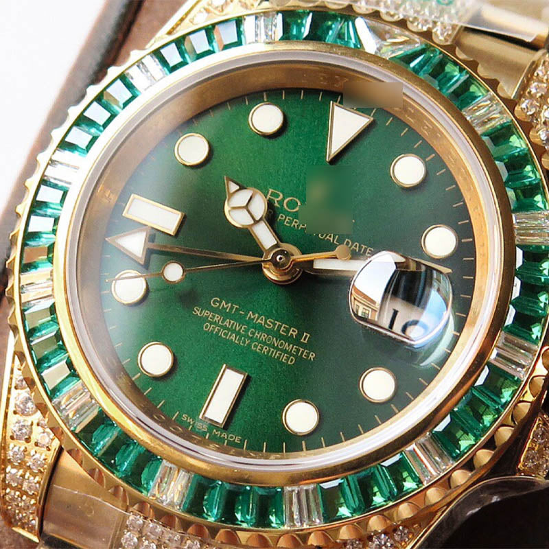 GMT Master II 116718LN 1:1 Super Clone Oyster, 40 mm, Green Dial