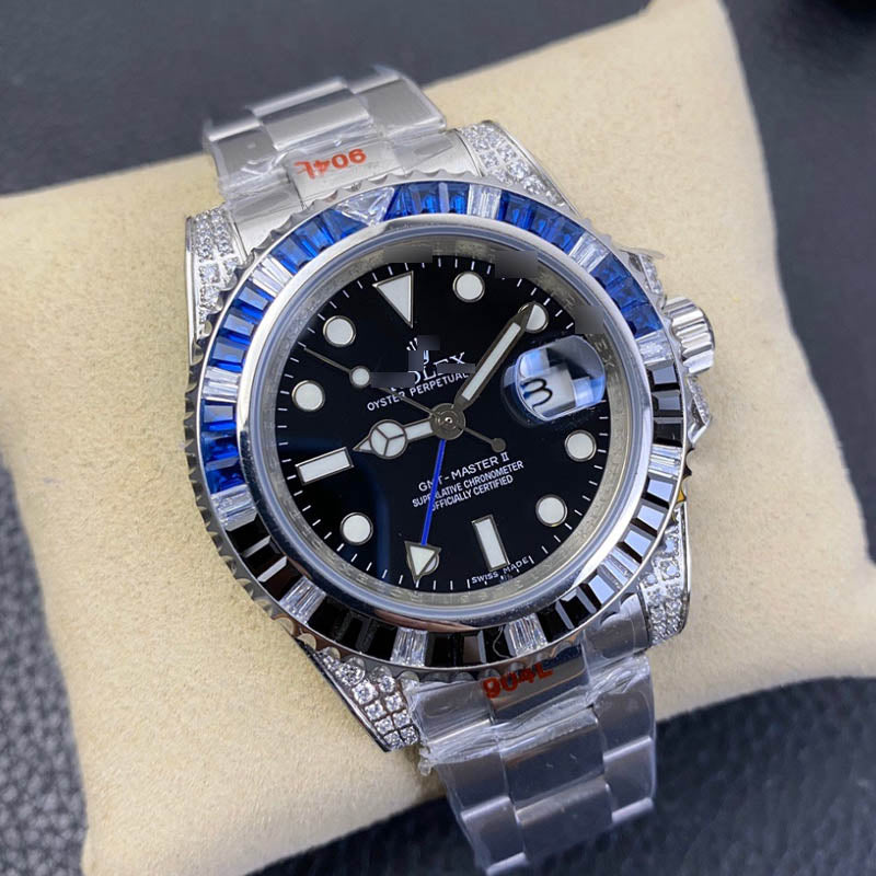 GMT Master II m116710BLNR 1:1 Super Clone Oyster, 40 mm, Black Dial