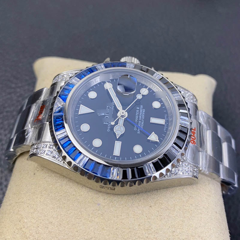 GMT Master II m116710BLNR 1:1 Super Clone Oyster, 40 mm, Black Dial