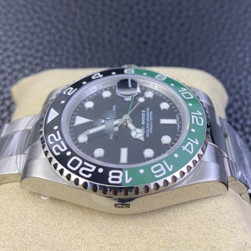 GMT Master II m116710LN 1:1 Super Clone Oyster, 40 mm, Black Dial