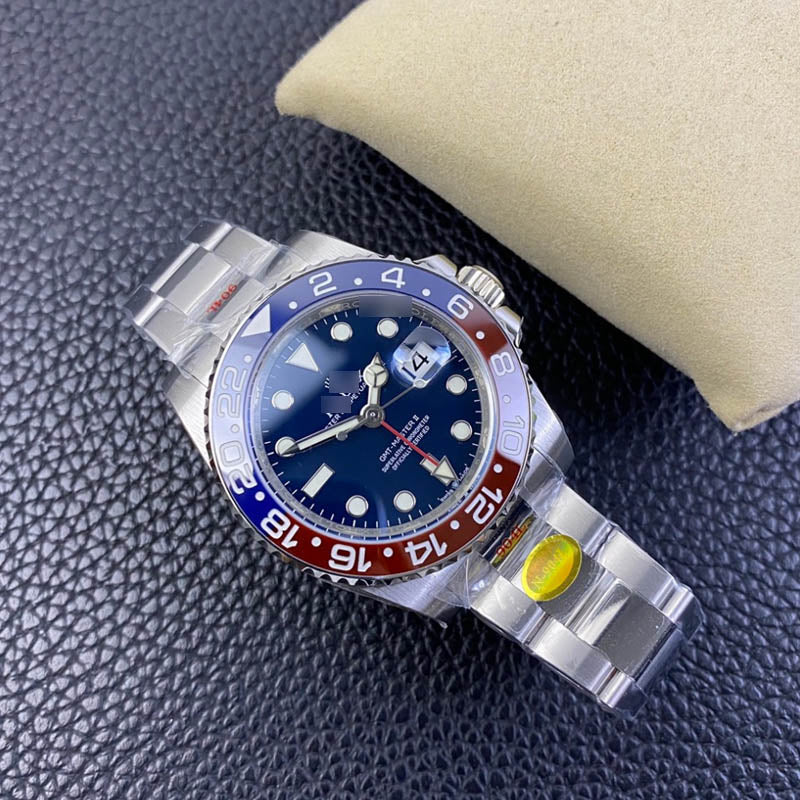 GMT Master II m126710blro 1:1 Super Clone Oyster, 40 mm, Blue Dial