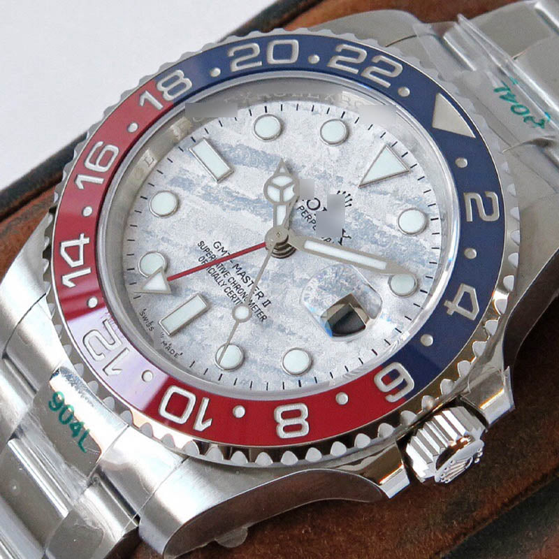 GMT Master II m126719blro-0002 1:1 Super Clone Oyster, 40 mm, Meteorite Dial