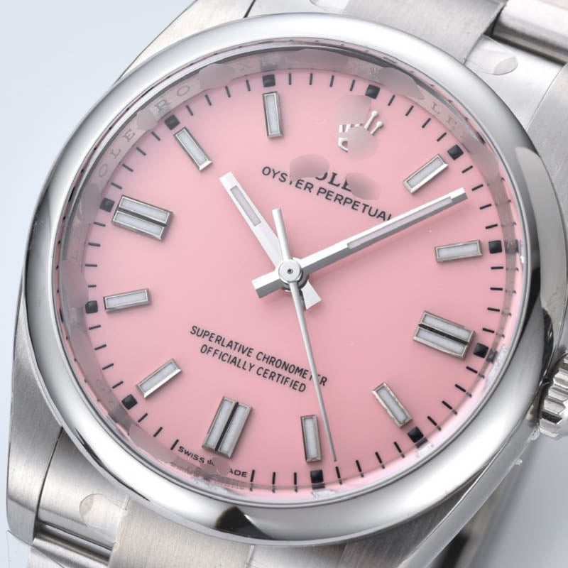 Oyster-Perpetual m126000 1:1 Super Clone , 36 mm, Pink Dial