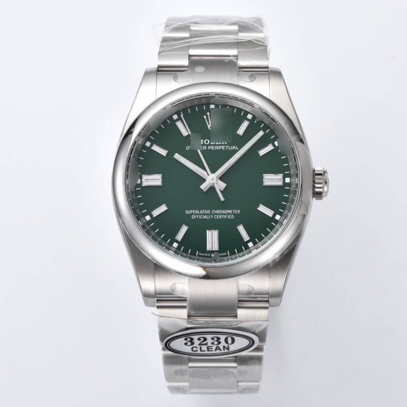 Oyster-Perpetual m126000 1:1 Super Clone , 36 mm, Green Dial