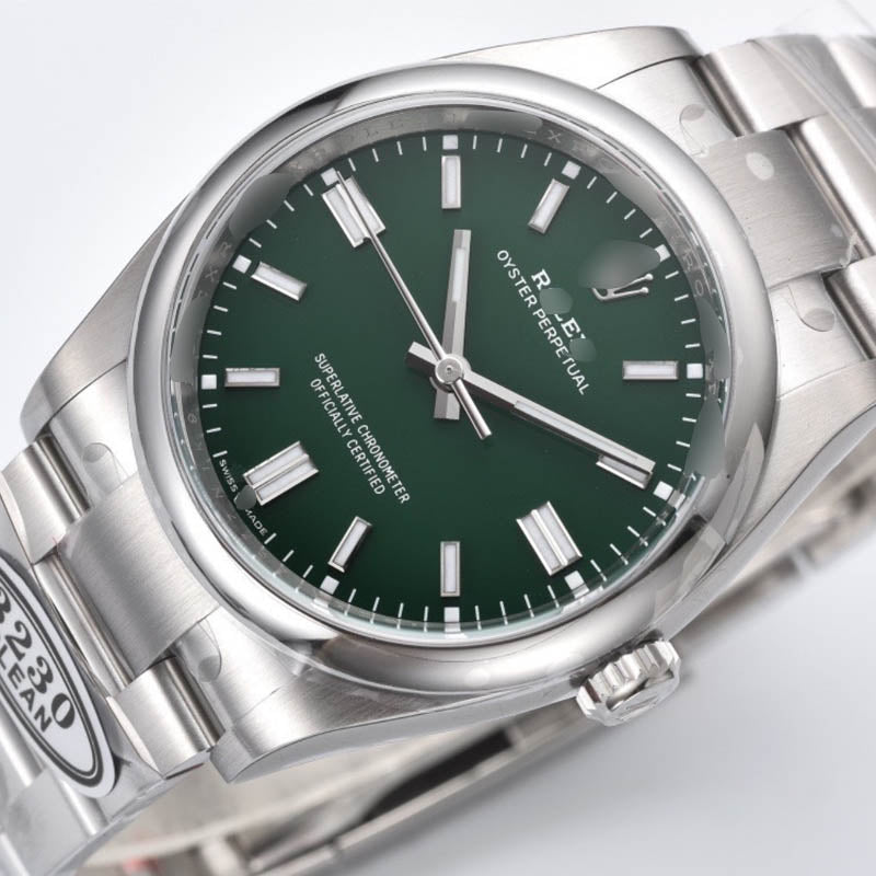 Oyster-Perpetual m126000 1:1 Super Clone , 36 mm, Green Dial