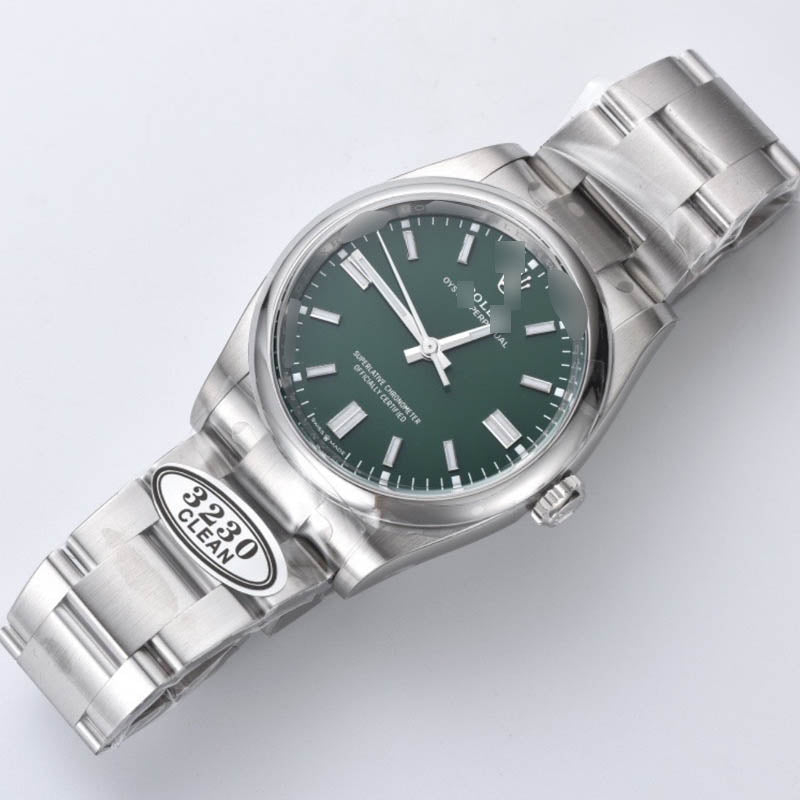 Oyster-Perpetual m126000 1:1 Super Clone , 36 mm, Green Dial