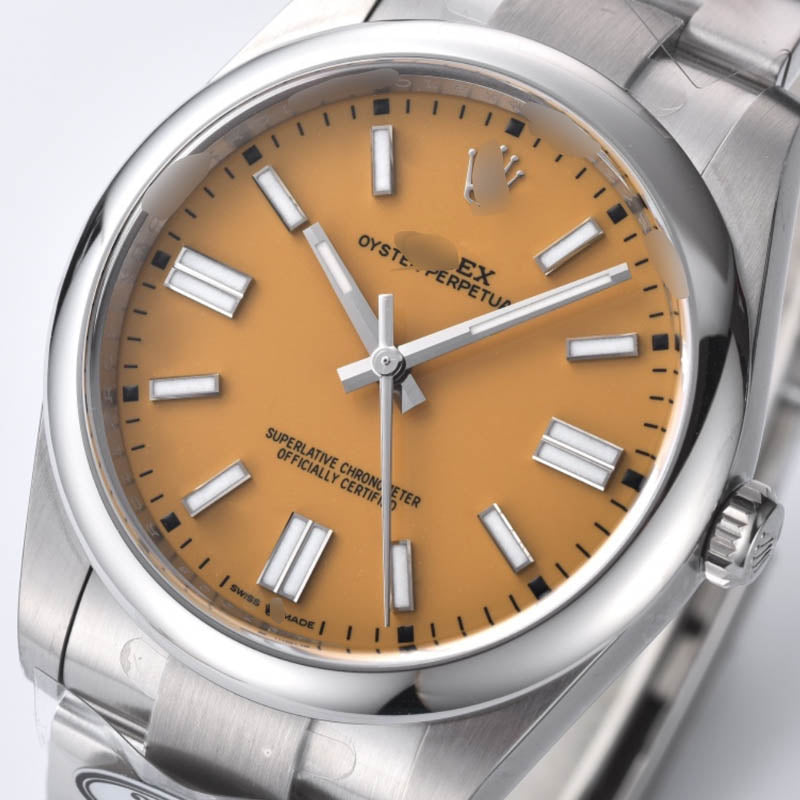 Oyster-Perpetual m126000 1:1 Super Clone , 36 mm, Yellow Dial