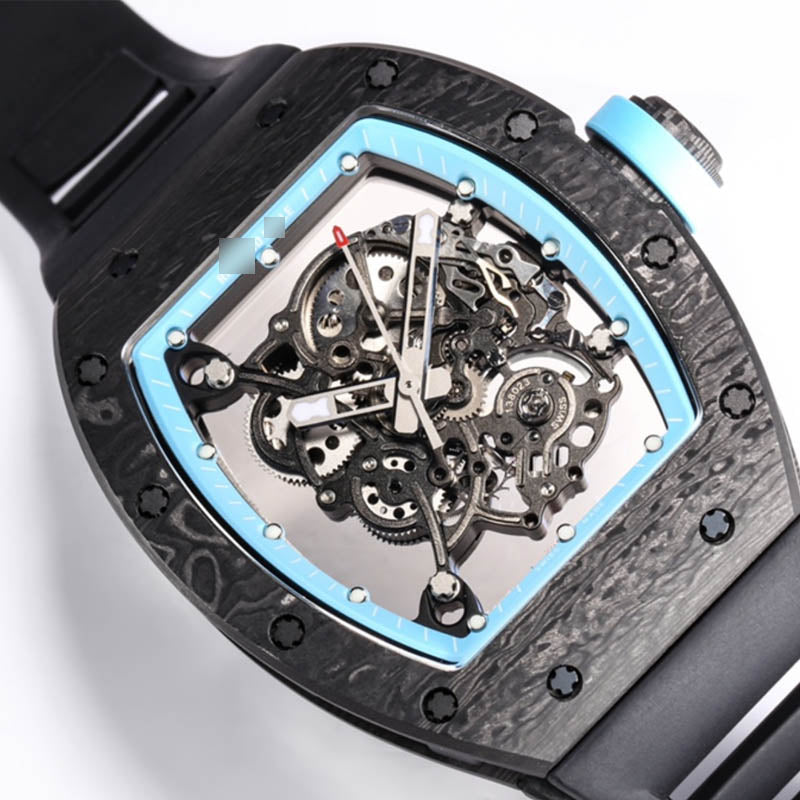 RM 055 1:1 Super Clone Carbon Fiber Black& Blue