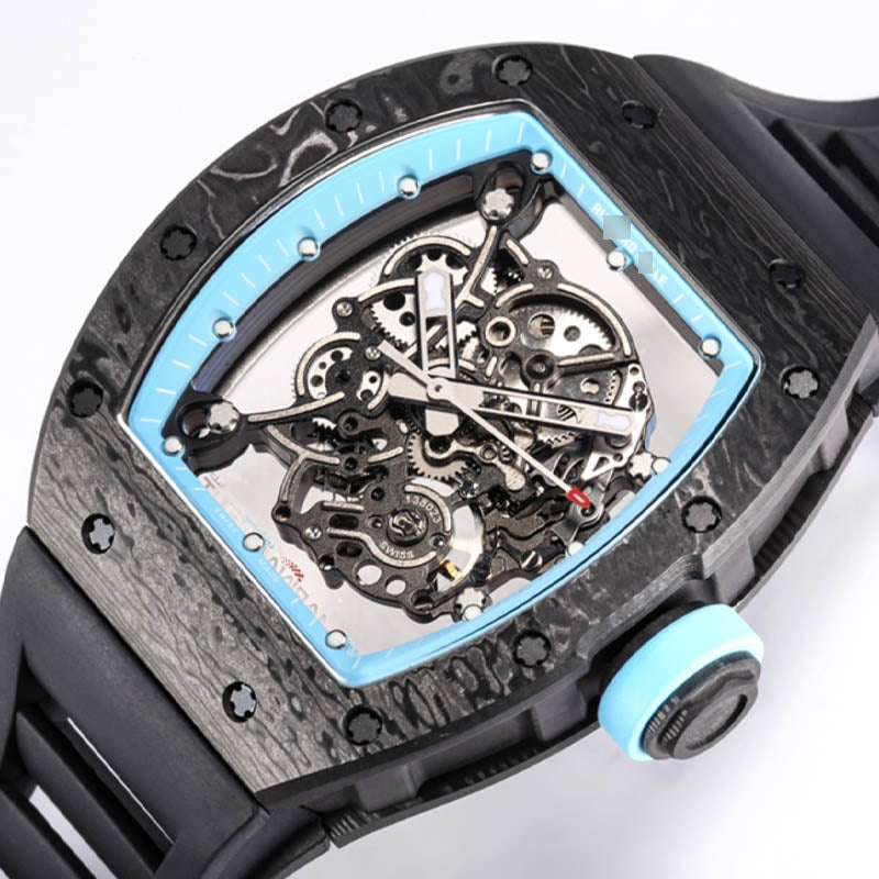 RM 055 1:1 Super Clone Carbon Fiber Black& Blue